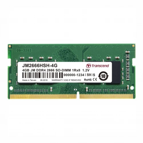 TRANSCEND JETRAM 4GB DDR4 2666MHZ SODIMM