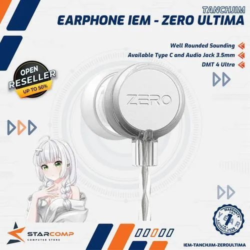 EARPHONE TANCHJIM ZERO ULTIMA WITH MIC