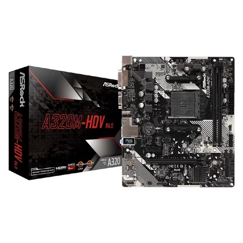 ASROCK A320M HDV R4.0 SOCKET AM4