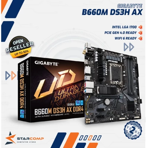 GIGABYTE B660M DS3H AX DDR4