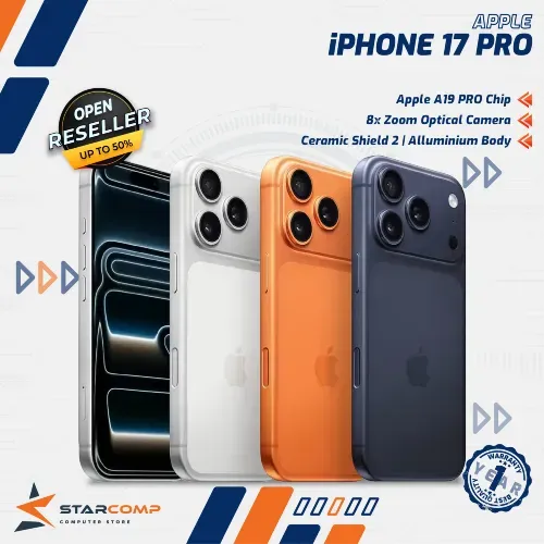 APPLE IPHONE 17 PRO 256GB 512GB 1TB GARANSI RESMI IBOX GDN DIGIMAP