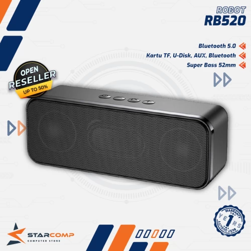 ROBOT RB520 BLUETOOTH 5.0 PORTABLE AUDIO WIRELESS