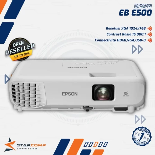 EPSON EB-E500 XGA 3300 LUMENS