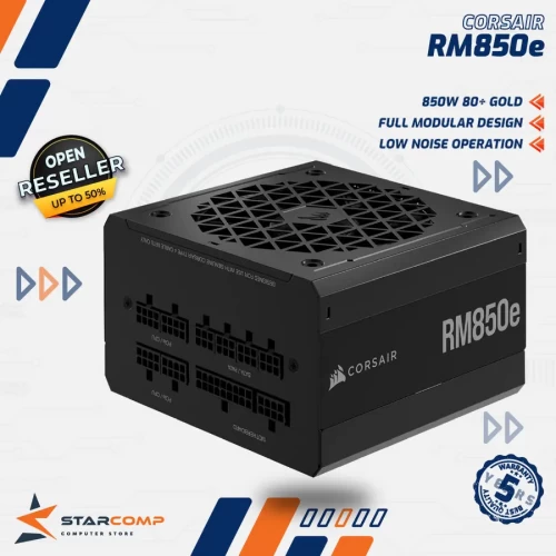 CORSAIR RM850E SERIES FULL MODULAR 80+ GOLD