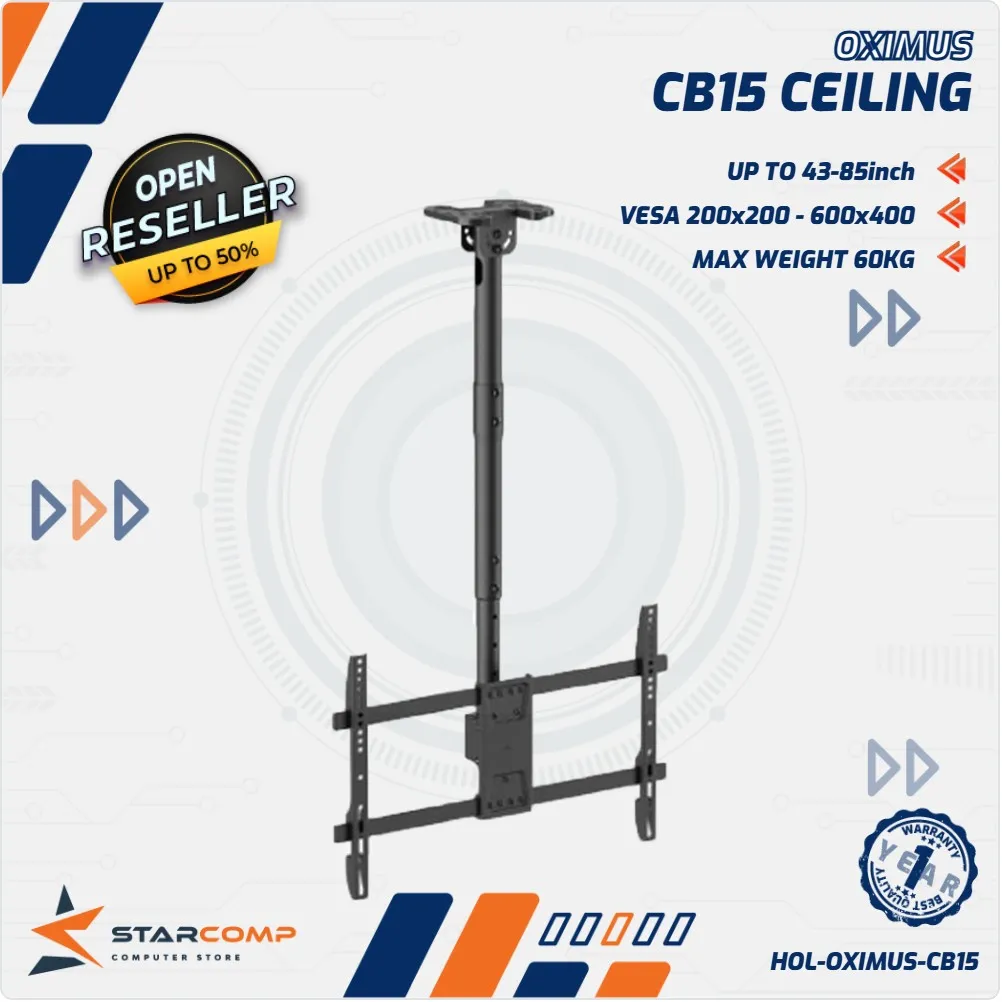 BRACKET OXIMUS CB15 CEILING
