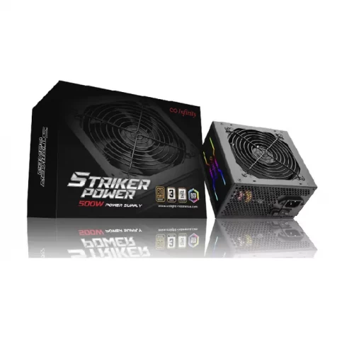 INFINITY STRIKER POWER 500W RGB 80+ BRONZE PSU