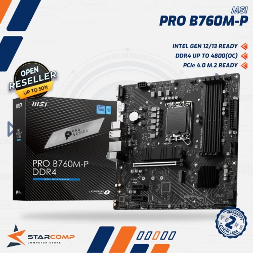 MSI PRO B760M-P DDR4