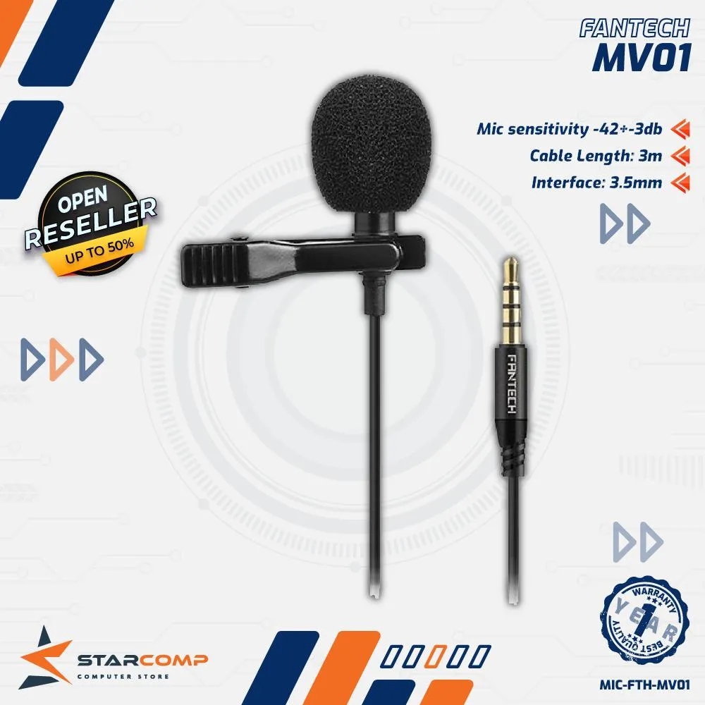 MIC CLIP ON FANTECH MV01