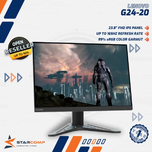 LENOVO G24-20 24" IPS 1080P 165HZ ERGONOMIC