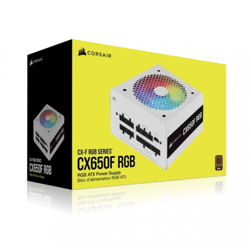 CORSAIR CX650F RGB 650W 80+ BRONZE PSU FULLY MODULAR