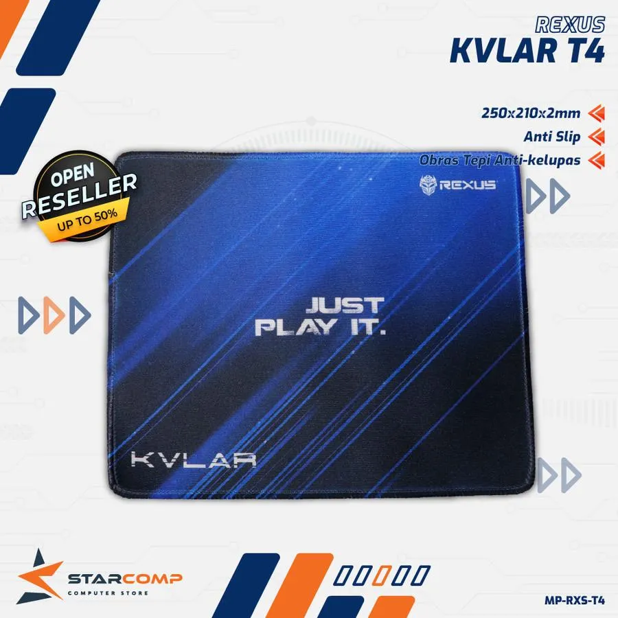 MOUSEPAD REXUS KVLAR T4