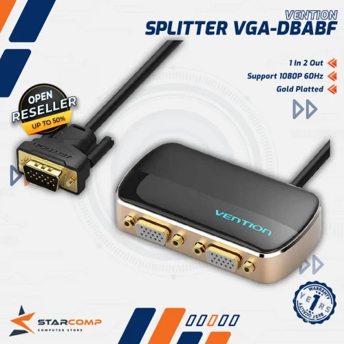 VENTION DBA VGA SPLITTER 1 IN 2 OUT