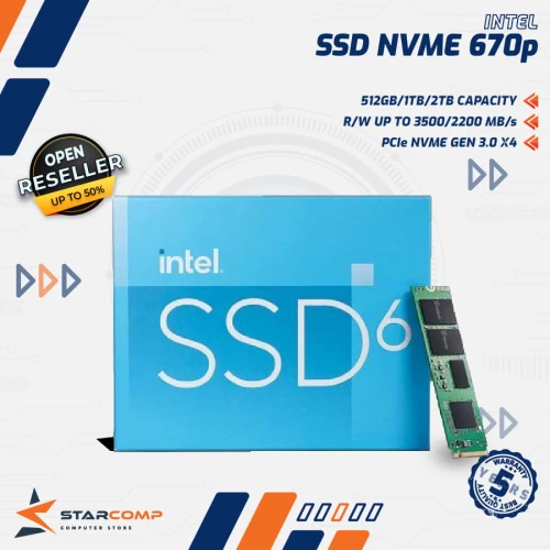 INTEL 670P SERIES 2TB PCIE 3.0X4