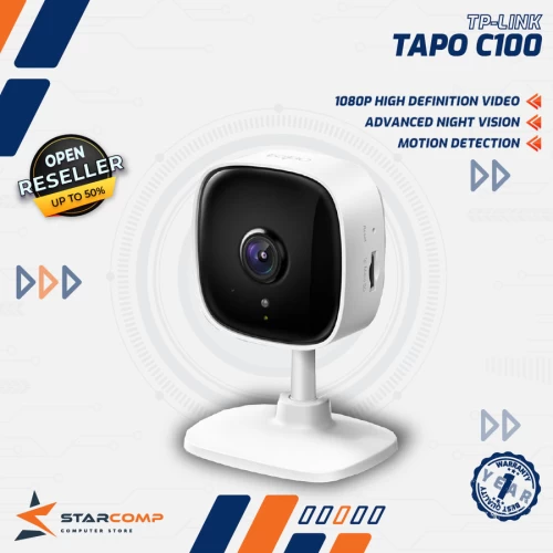 TP-LINK TAPO C100 HOME SECURITY WI-FI 1080P