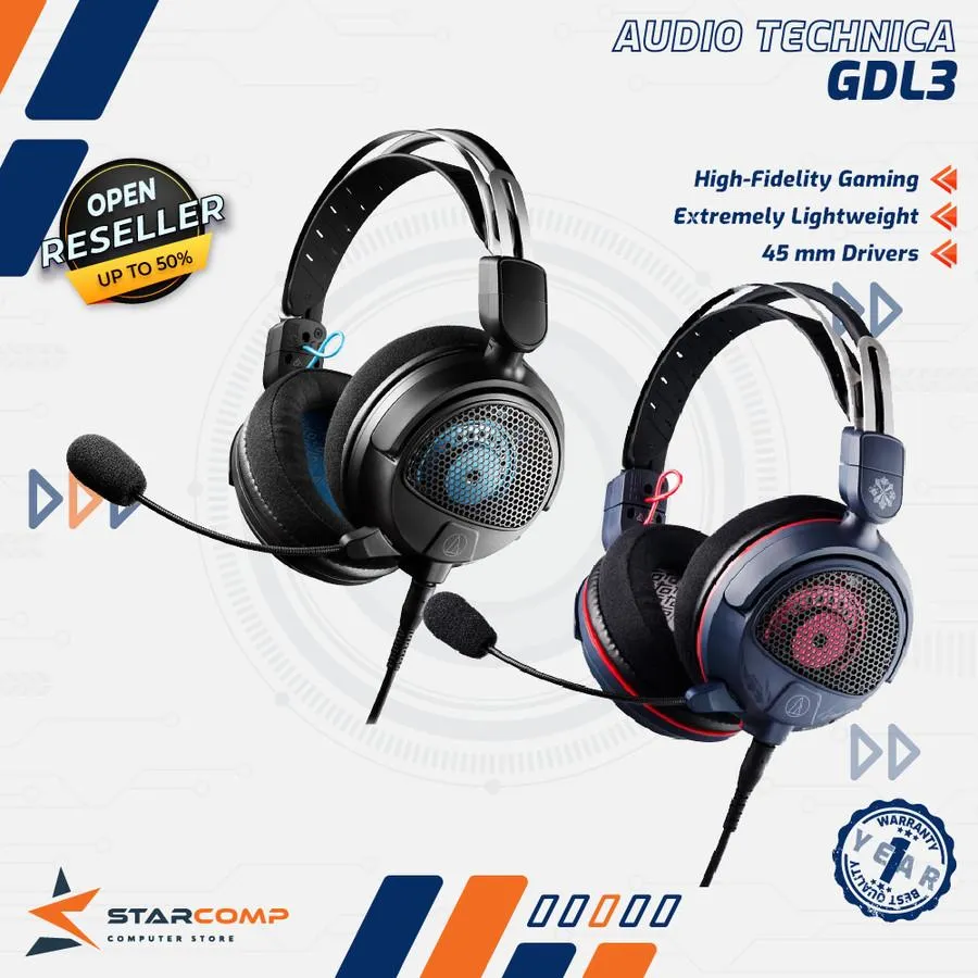 HEADSET AUDIO TECHNICA GDL3