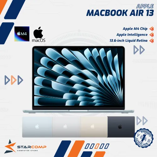 APPLE MACBOOK AIR 13 M4 2025 13-INCH 16/512GB 10-CORE