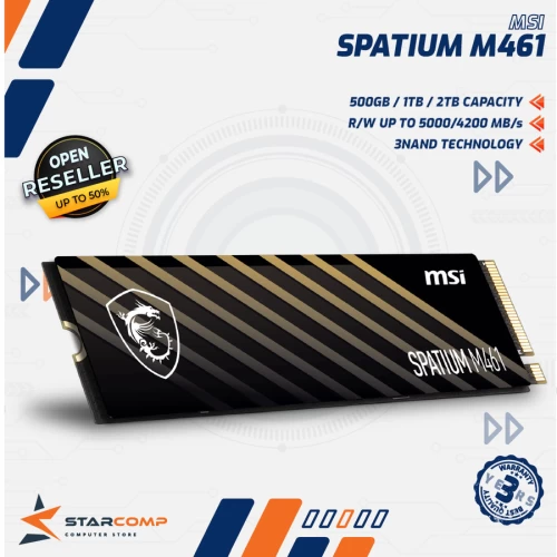 MSI SPATIUM M461 1TB PCIE 4.0