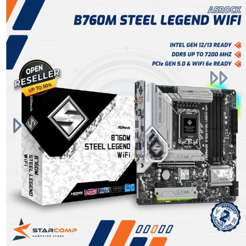 ASROCK B760M STEEL LEGEND WIFI DDR5