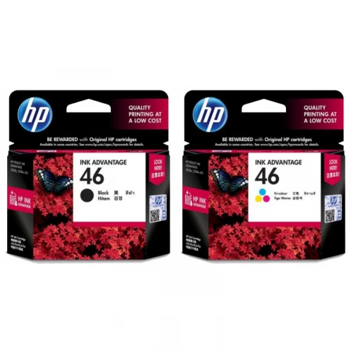 CARTRIDGE HP 46 BLACK/TRI-COLOUR